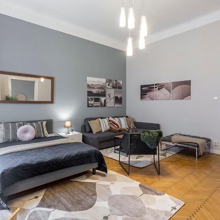 Spacious & Cozy Downtown Apartment With Balcony Boedapest Buitenkant foto